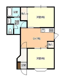 茨城県牛久市さくら台3【アパート】の間取り