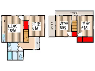 埼玉県深谷市東方【一戸建】の間取り