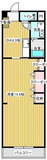 山形県山形市北町4【マンション】の間取り