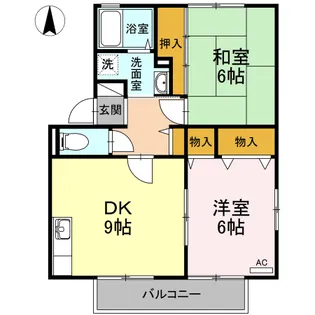 高知県高知市高そね【アパート】の間取り
