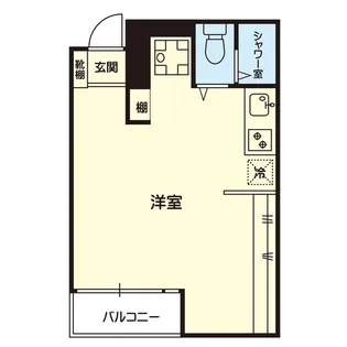 ヌーク九品寺(NEUK kuhonji)【4階】の間取り