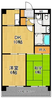 神奈川県横浜市港北区菊名3【マンション】の間取り
