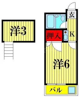 T・Kハイツ【1階】の間取り