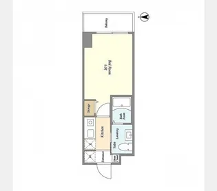 グリーンリーフ新綱島【3階】の間取り