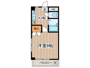 クレドール【1階】の間取り