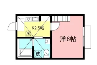ポートウエスト生田【1階】の間取り