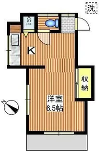 中村荘【1階】の間取り