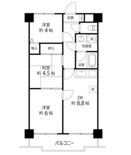 センチュリー浦和【2階】の間取り