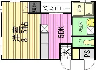 Flechir-kuB【2階】の間取り