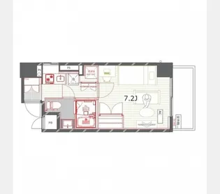 コスモリード大森【2階】の間取り