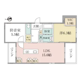 (シニア限定)ヘーベルヴィレッジ世田谷砧~Music~【3階】の間取り
