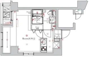 フェルクルールプレスト荻窪【2階】の間取り