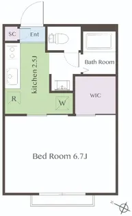 マナオラナハウス【2階】の間取り