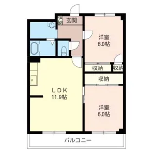 サープラス A【3階】の間取り