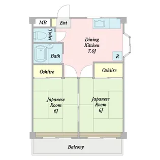 トワイライトパレス【2階】の間取り