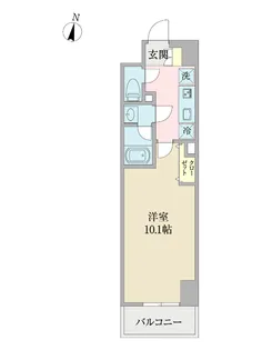 ソレイユ蘇我【1階】の間取り