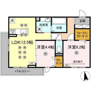 アネックスV【2階】の間取り