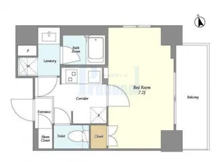 フレシア赤塚新町【4階】の間取り