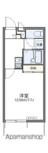 レオパレス川西【1階】の間取り