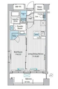 グランハイツ白金【2階】の間取り