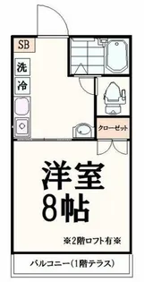 カメリエA【1階】の間取り