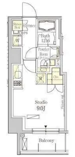 パークアクシス秋葉原EAST【10階】の間取り