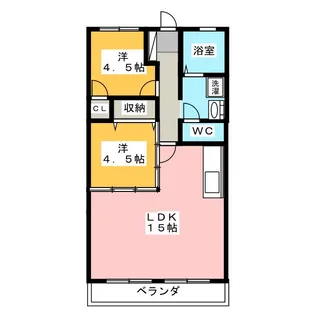 メゾン白羽根【5階】の間取り