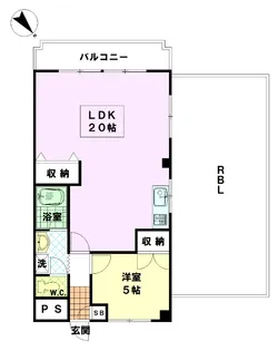 サンパーク三園【4階】の間取り