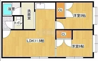 エルストファーゼ柳町I【2階】の間取り