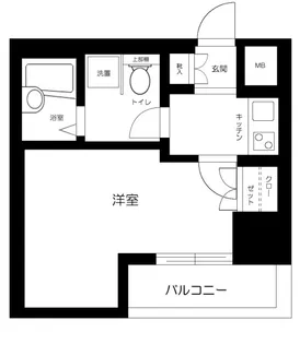 スカイコート日本橋人形町第5【6階】の間取り