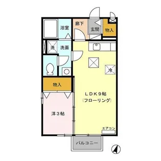 GREENFIELD【1階】の間取り