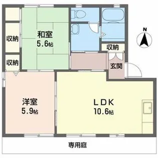 構壱番館A【1階】の間取り