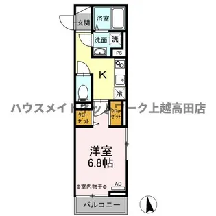 リナーシェ A【3階】の間取り