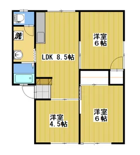 サンライフコスモス【2階】の間取り