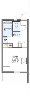 レオパレスイマジン【3階】の間取り