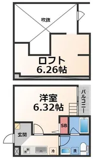 Noix Six【1階】の間取り