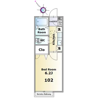 グリーンヴィラ【1階】の間取り