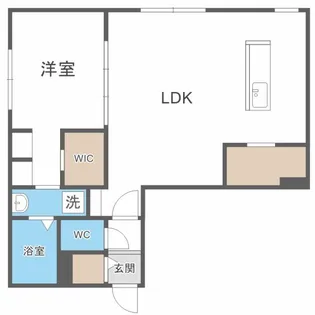 R-fino札幌桑園【1階】の間取り