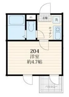 Amitie Ojikamiya【2階】の間取り