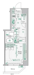 ブライズ高円寺【2階】の間取り