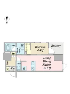 Grandir Kameido【10階】の間取り