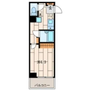 サンクレストビル【5階】の間取り