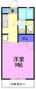 コーポラフォーレ B棟【2階】の間取り