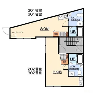 北千住IMOTAS【2階】の間取り