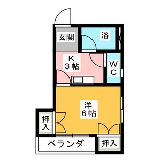 Kハウス【3階】の間取り