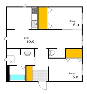 東白島パークホームズ【3階】の間取り