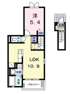 ラ・フィレッジ・E【2階】の間取り