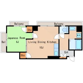 コロネード日馬【2階】の間取り