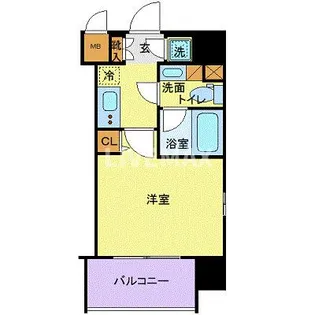 レジディア大森【9階】の間取り