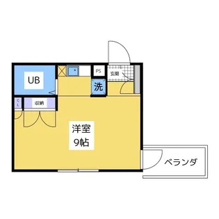 コスモパレス新瑞【4階】の間取り